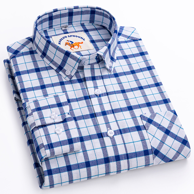 قميص جديد بمقاس كبير 5xl بأكما - مراجعة Oxford Cotton Casual Shirt Business وسعره