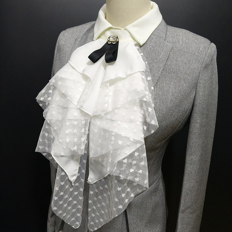 ياقة قميص بيضاء من الدانتيل مت - مراجعة Shirts وسعره