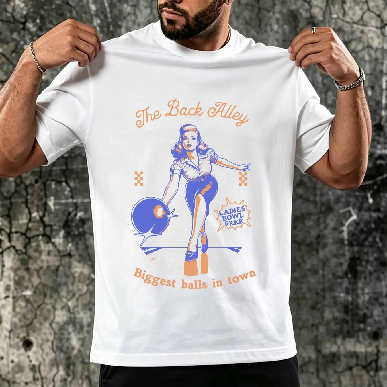 تيشيرت مغسول بتصميم مضحك وعصري - مراجعة Short Sleeve Bowling Shirt Retro وسعره